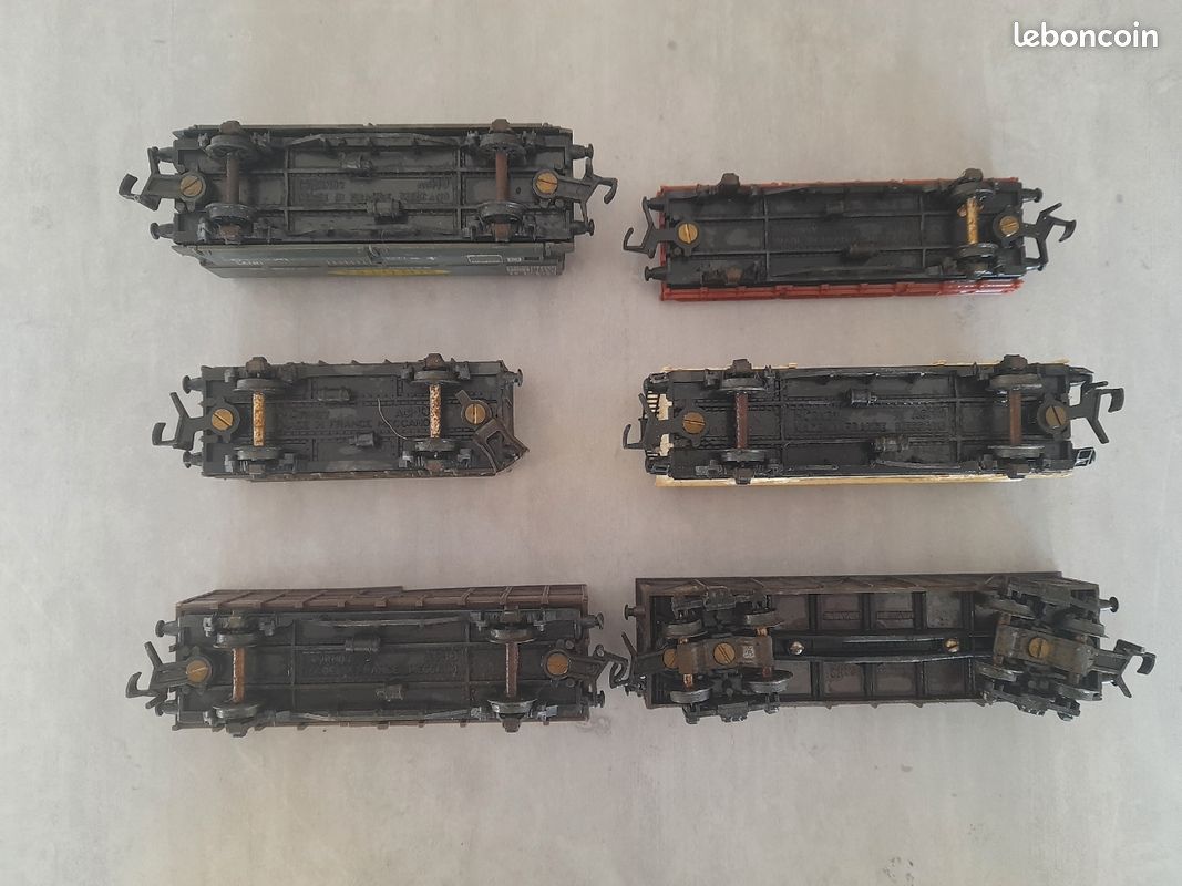 Rame De Trains Meccano échelle 1 – Vintage 1950 – Locomotive Vapeur En Métal