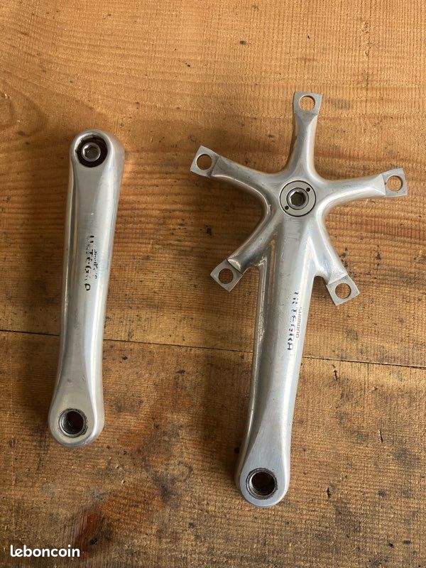 Manivelles De VTT Vintage McMahon MRC 'Steely Danz' 175mm - Acier Et Aluminium, Pour BMX/VTT Ancien