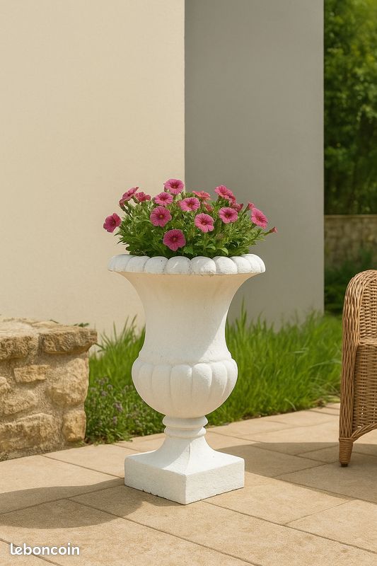 Pot de fleur en pierre reconstituée (image 5)