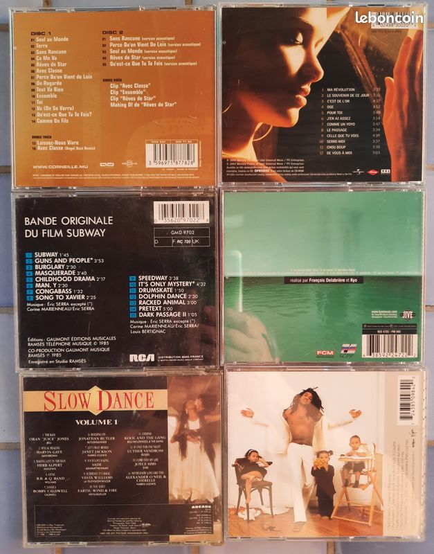 6 CD Corneille Jenifer Subway Kyo Slow Dance Doc Gyneco (image 2)