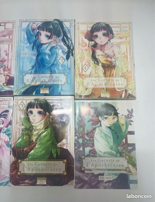 Lot manga les carnet de l’apothicaire (image 3)