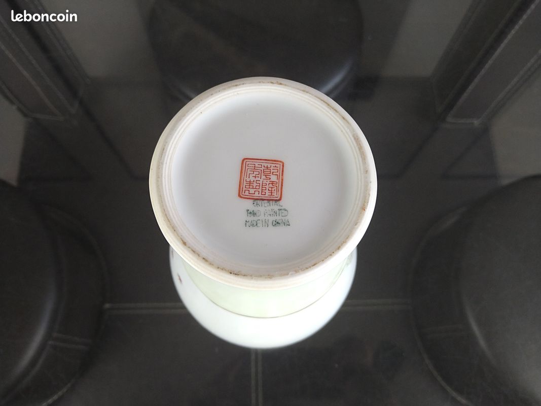 Ancien Vase Chinois - Famille Rose (image 4)