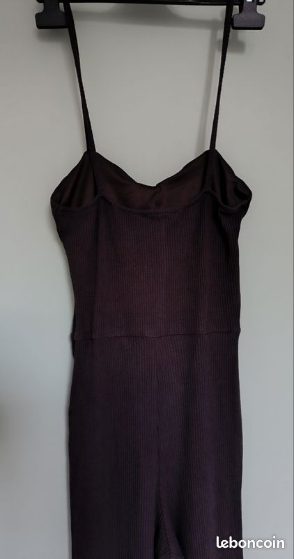 Combinaison noire à bretelles Bershka T.S (image 14)