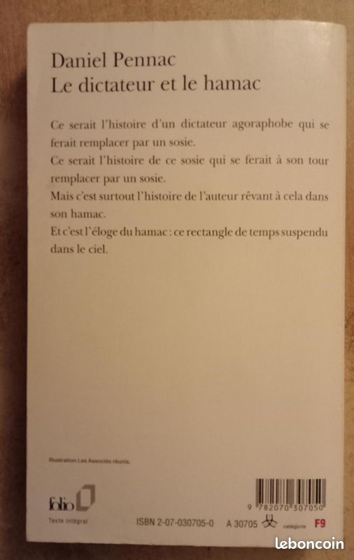 Le Dictateur Et Le Hamac - Daniel Pennac (image 3)