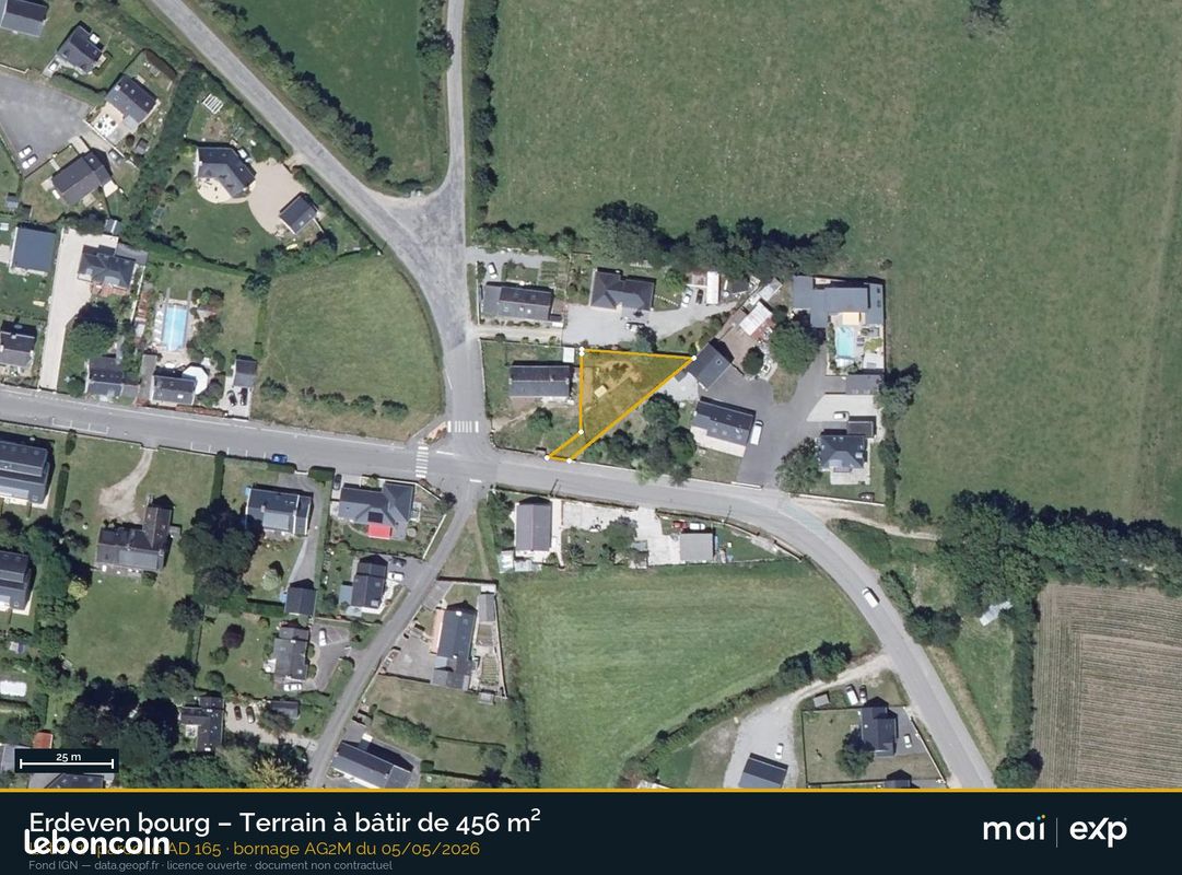 Terrain 456 m² · à Erdeven · 456 m² · 155 000 €