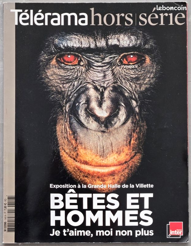 Magazine Telerama Hors-Serie (Betes et Hommes) d'occasion en tres bon etat (image 1)