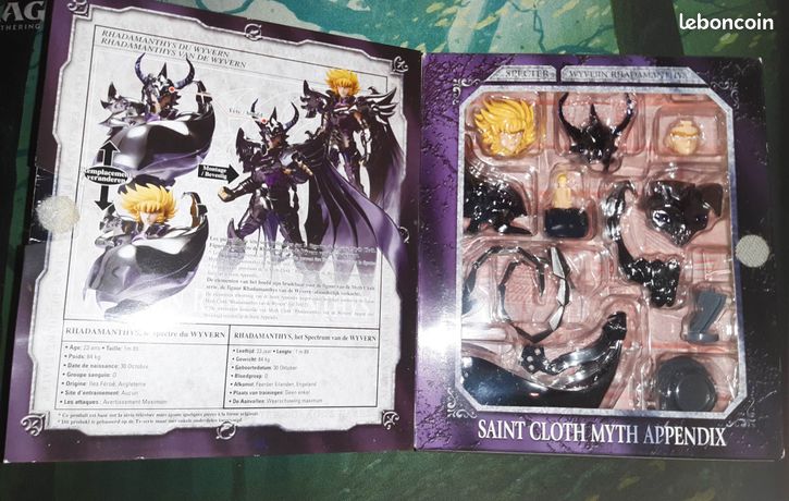 Myth-Cloth Radamanthys Wyvern + Appendix Bandai Saint Seiya