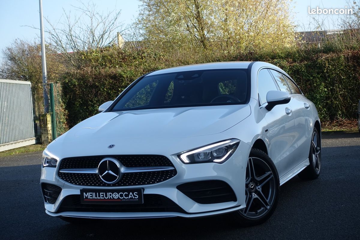 Cla Shooting Brake 250e Hybride Rechargeable EQ-Power AMG 8G-Dct Cuir sport chauffant/Grand Gps/Full LED/Caméra/Pack ambiance/1*Main/Garantie 12 mois (image 1)