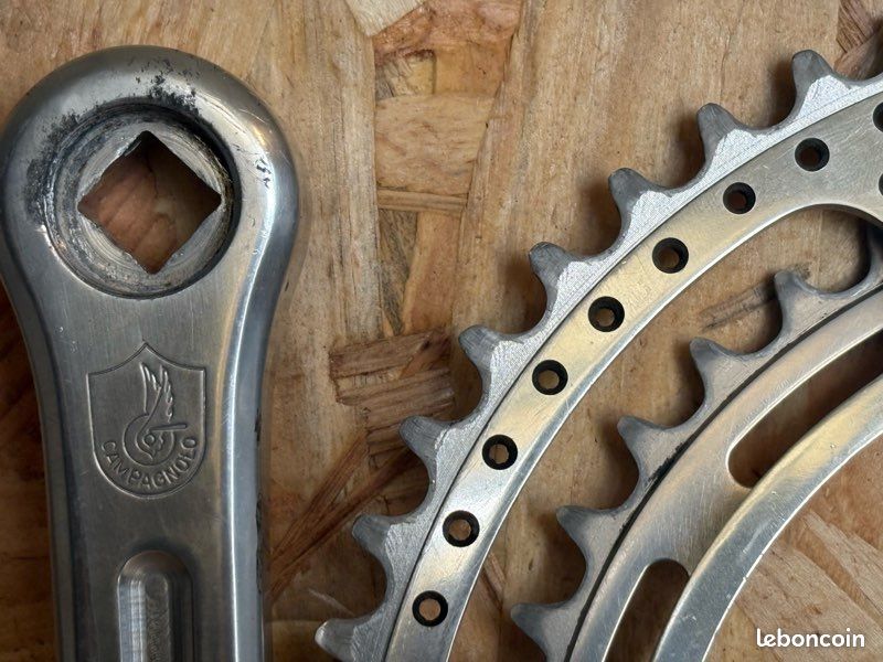 Pédalier Vintage Campagnolo GS Strada 170 Mm - Compatible Peugeot, Pinarello, Colnago (Occasion)