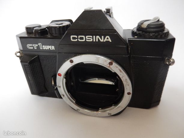 Boîtier appareil photo argentique COSINA CT1 Super, pour pièces