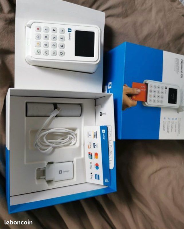 SUMUP Terminal De Paiement FR 3G + WiFi - Lecteur De Carte Bancaire Mobile
