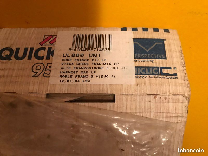 Parquet flottant Neuf Quick step 950 (image 6)
