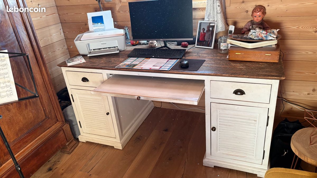 Vent bureau bois massif (image 1)