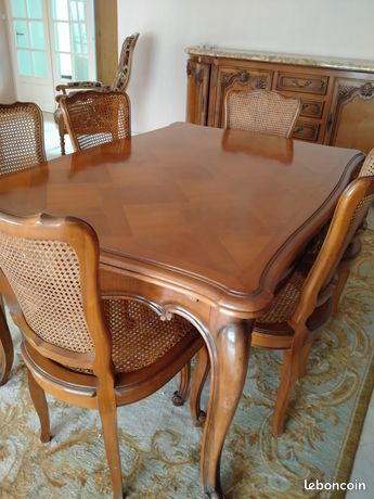 Ensemble de table à manger de luxe 8 chaises - Élégant et durable