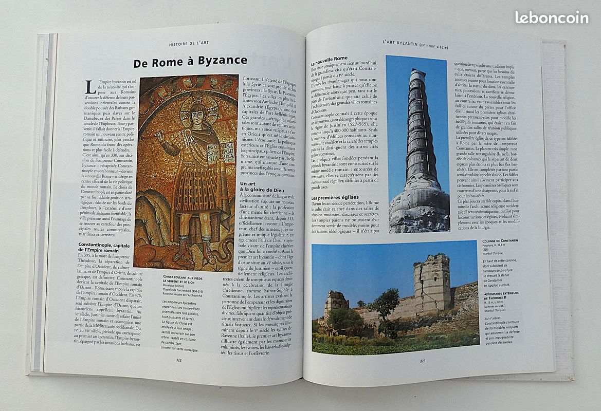 3 beaux livres sur l’histoire de l’Art, neufs, de la préhistoire à Byzance en passant par l’Egypte, la Mésopotamie, la Grèce, la Syrie, Rome . . (image 15)