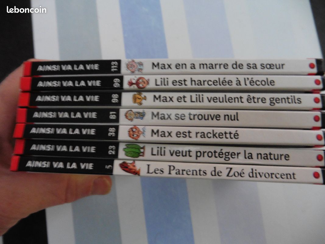 Lot de 7 livres BD jeunesse « Ainsi va la vie» avec Max et Lili (image 1)