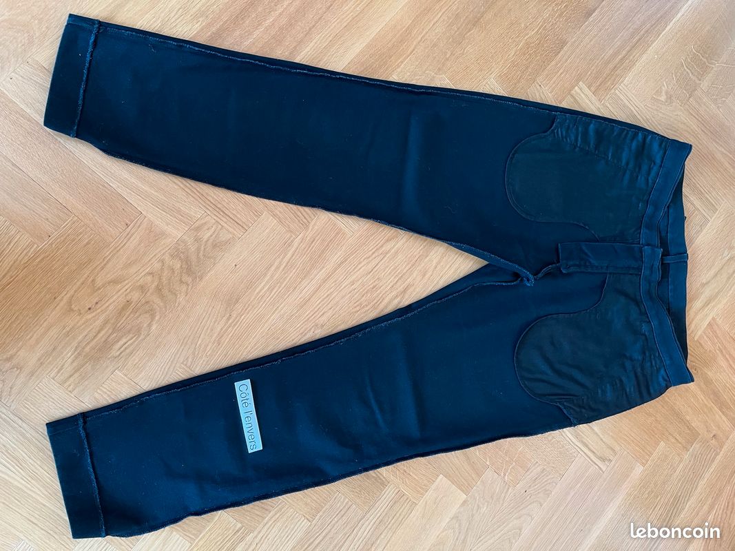 Homme, Pantalon ''H&M'' Slim Fit, Taille 52EUR, 100% Coton épais, Noir (image 9)