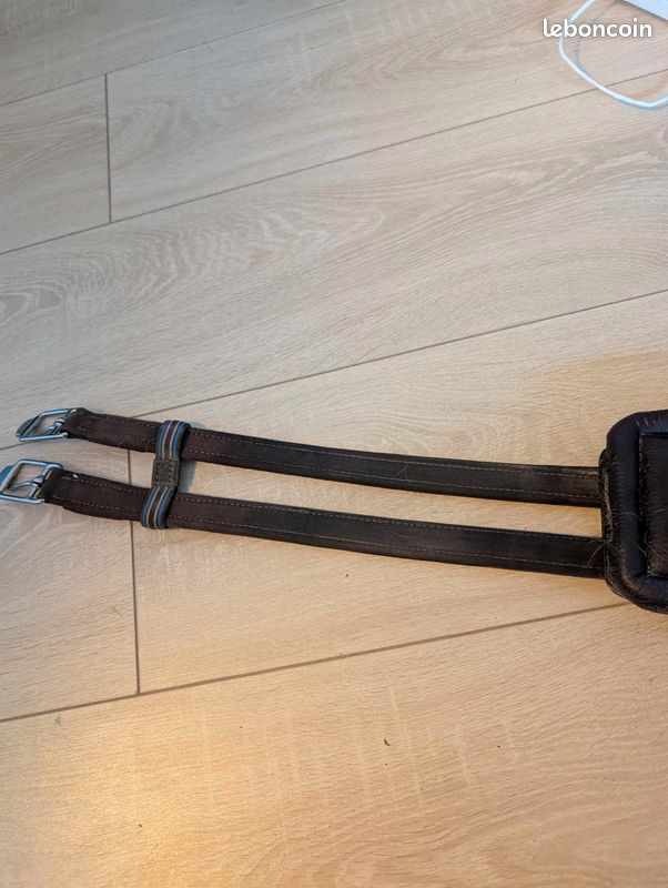 Ceinture à Crampons Stübben Equi Soft 130 Cm - Marron/noir - Comme Neuve - Pour Selle équitation