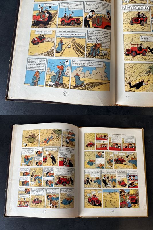 Tintin Au Pays De L'or Noir EO B4 De 1950 (image 11)
