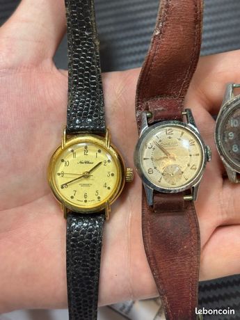 Lot De 2 Montres Mécaniques Fonctionnelles - Style Bracelet, Pour Femme, REF11488J