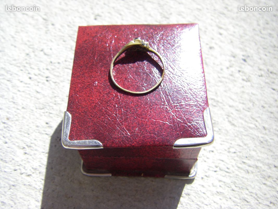Bague d'occasion plaque or (image 2)