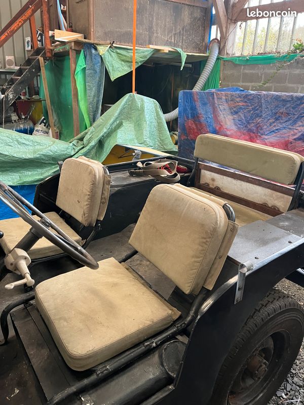 Ancienne Pièce Détachée De Siège Pour Jeep Willys - Jouet Promotionnel Bonux - Occasion Vintage