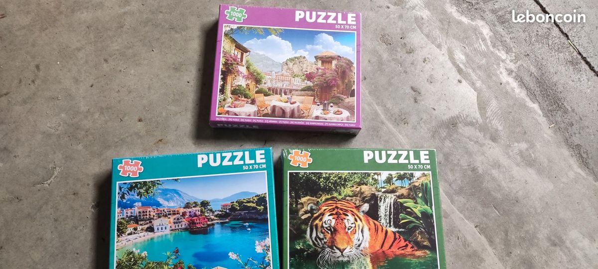 Lot Puzzles et Atelier pâtes a modeler (3+) neufs (image 3)