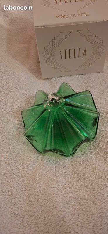 Boule De Noël En Verre Soufflé Meisenthal – Collection Stella 2023 – Pièce Unique