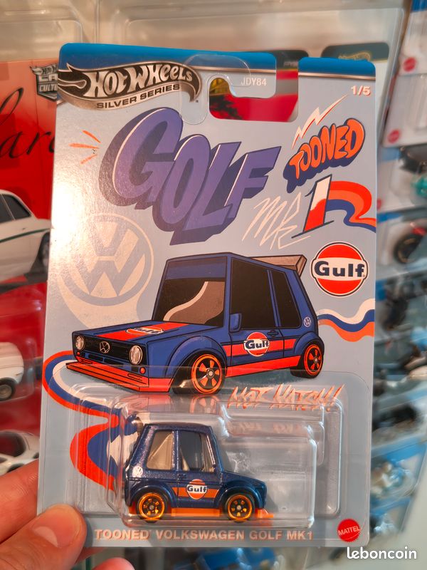 Hot Wheels Silver Series 🇩🇪 Tooned Volkswagen Golf MK1 Tooned