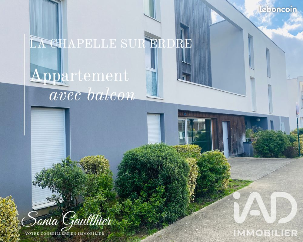 Appartement 2 pièces 44 m² · à La Chapelle-sur-Erdre · 44 m² · 159 900 €