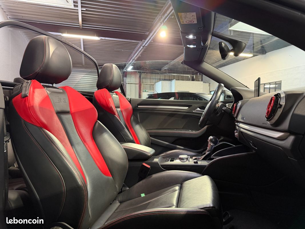 AUDI S3 CABRIOLET 2.0 TFSI 300cv QUATTRO S-Tronic 6 / BO / GRIS NARDO / CARPLAY / ENTRETIEN COMPLET (image 33)