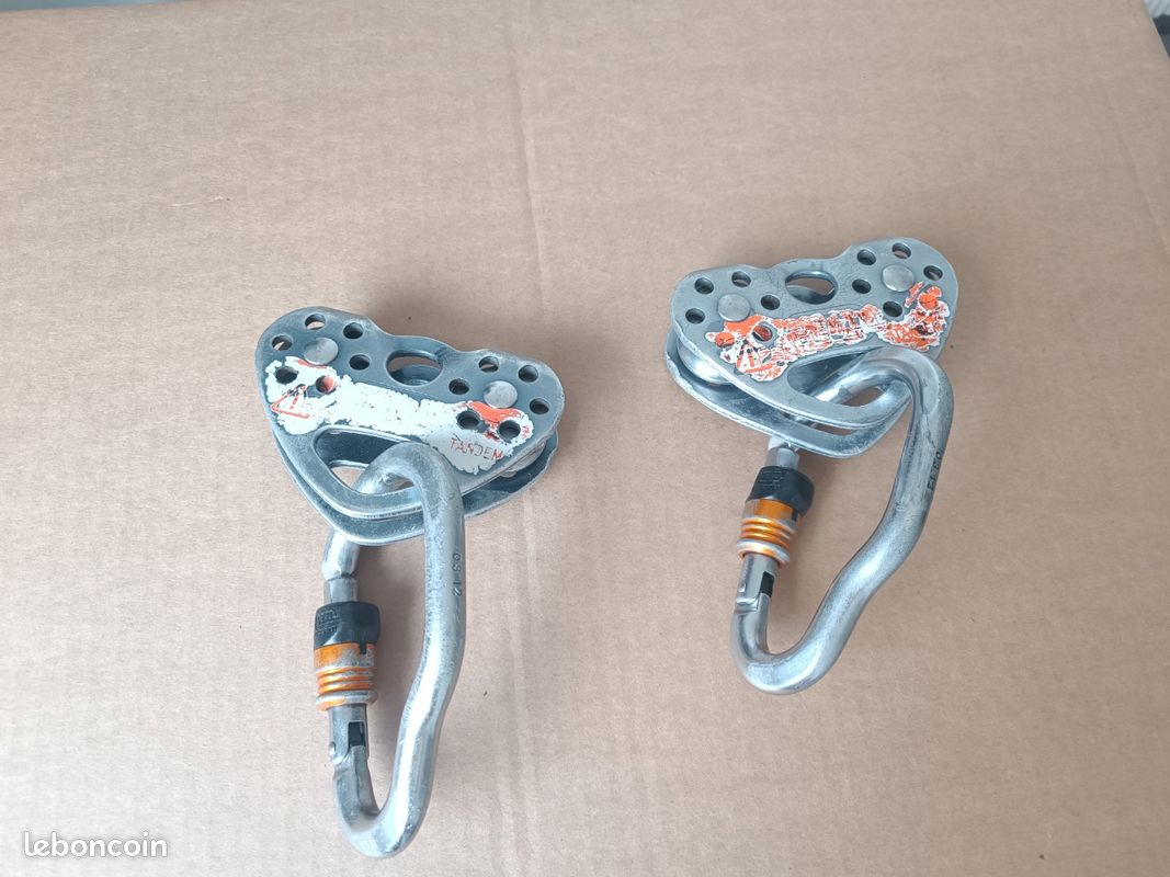 Poulie Latérale Aluminium Aviation – Charge 2000kg, Rotative, Pour Escalade Et Alpinisme