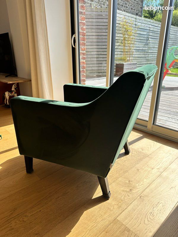 Fauteuil en velour (image 7)