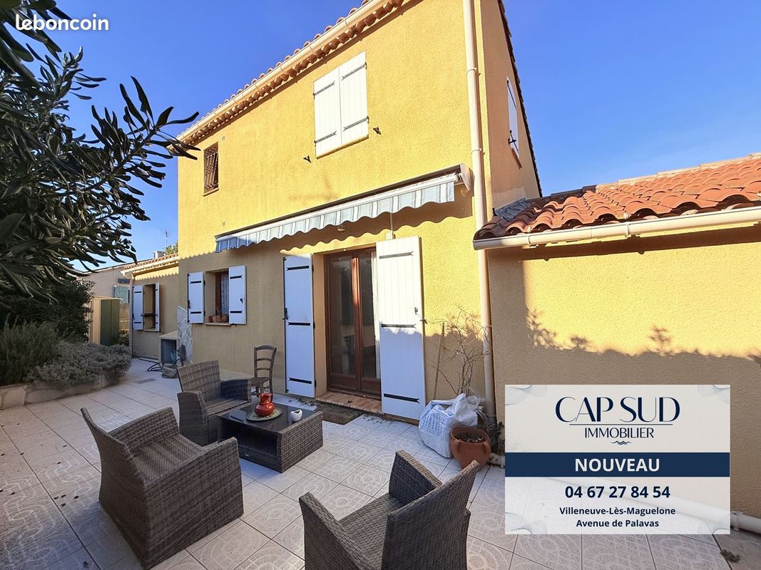 Maison 4 pièces 101 m² · à Villeneuve-lès-Maguelone · 101 m² · 375 000 €
