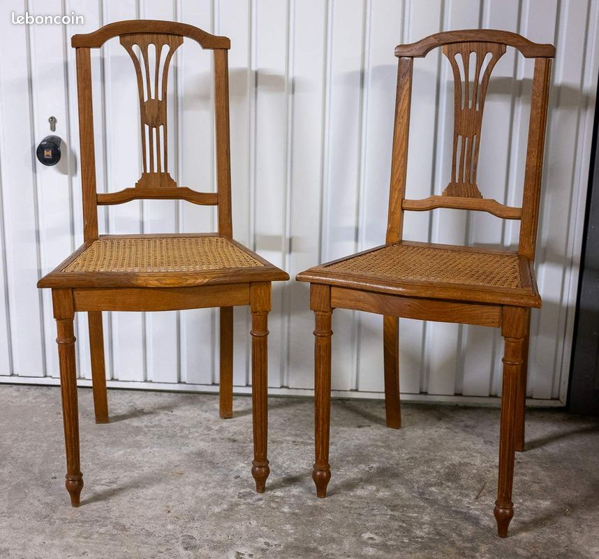 Chaises canées (image 1)