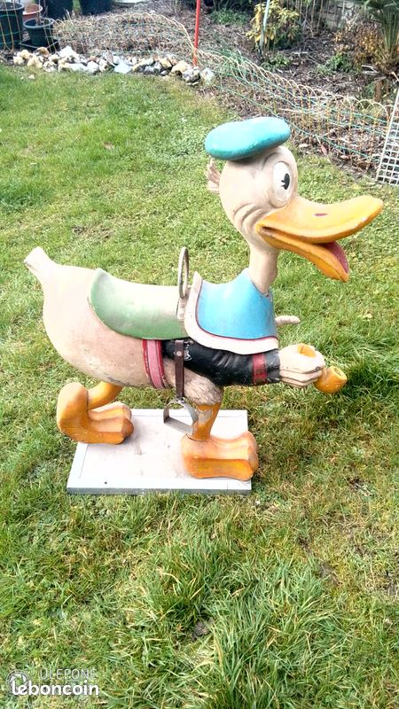 Jeu Ancien Manège Mécanique Français – Pièce Rare, Moyen état, Collection