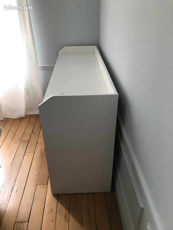 Commode blanche 6 tiroirs HAUGA Ikea (image 2)