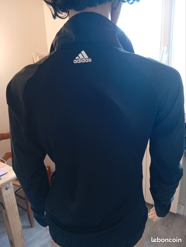 Veste Couvre-épaules Indies – Taille 42, Noir Et Blanc, Coton, Neuve Sans étiquettes