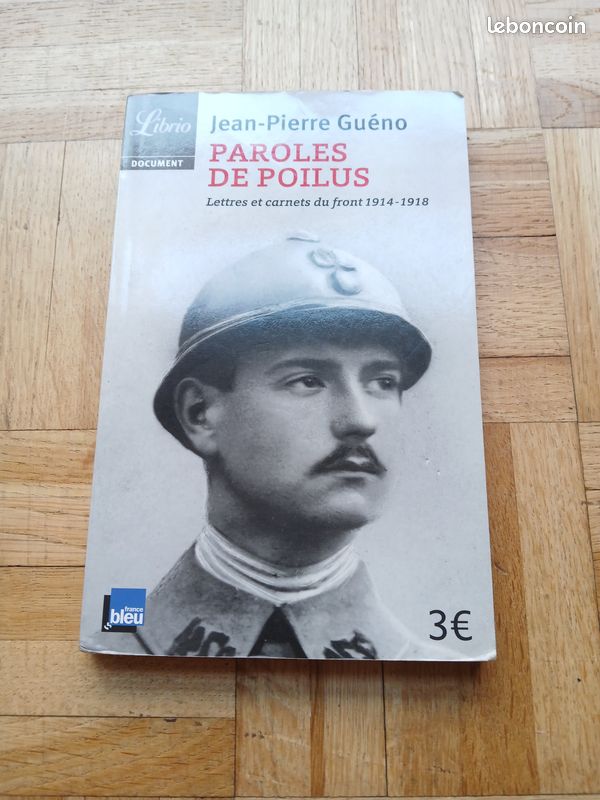 Je vends 'Paroles de poilus' de Jean-Pierre Guéno en très bon état (image 2)