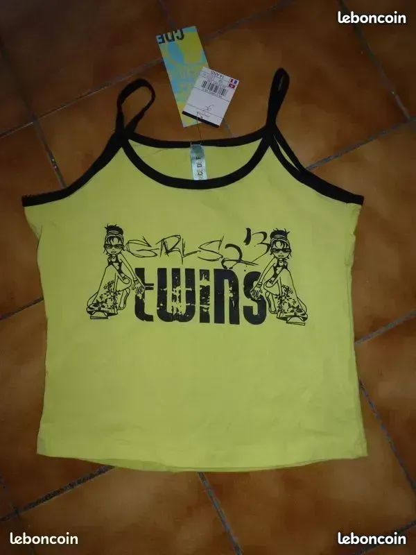 Débardeur top fille neuf la halle 14 ans Vêtements