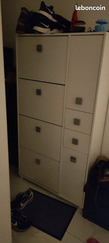 Meuble à chaussures plus placard à sac et tiroir (image 1)