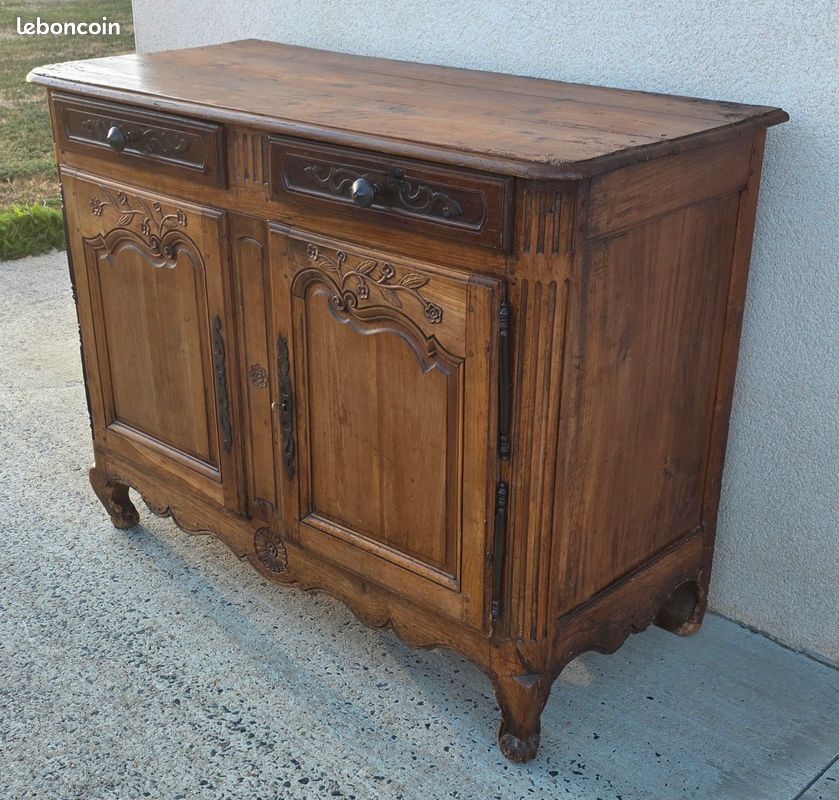 Bas buffet Ancien Style Louis XV (image 3)