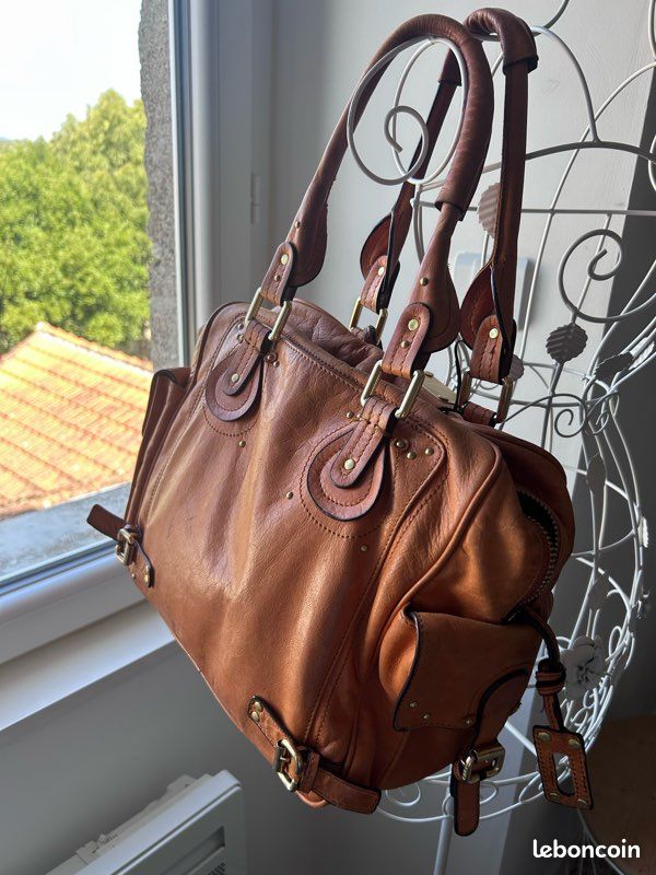 Sac à main Chloé en cuir camel (image 13)