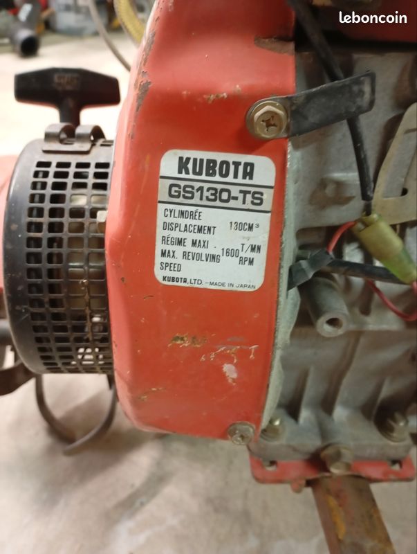 Motoculteur Kubota GS-130-TS (image 3)