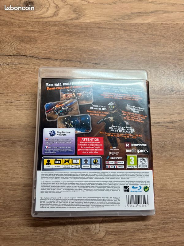 Jeu MXGP pour Sony PS3 - Pal FR Complet - Playstaton 3 MX GP motocross