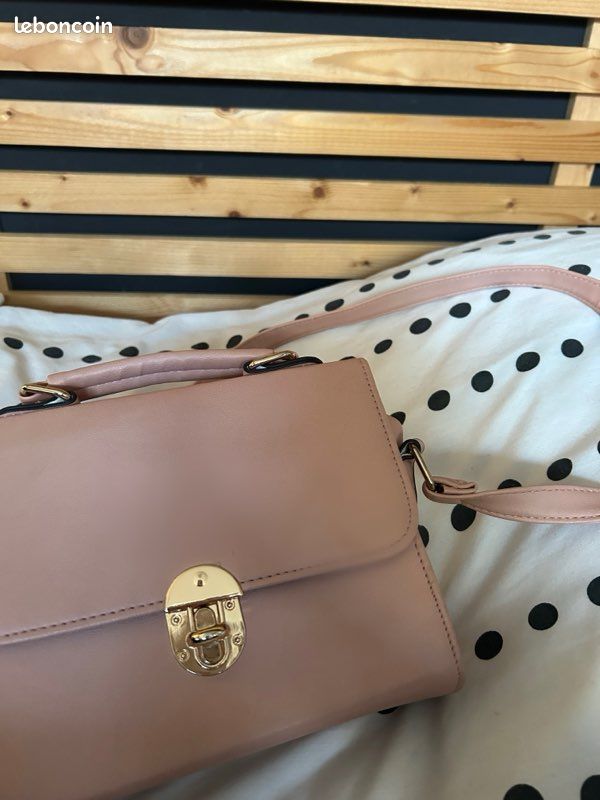 Sac à mains bandoulière rose 🌸 (image 3)