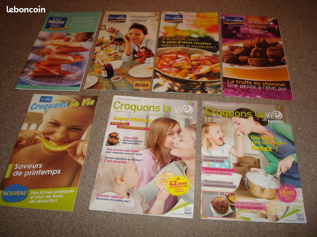 Livres "club nestle" (8) & "croquons la vie" (16) (image 1)