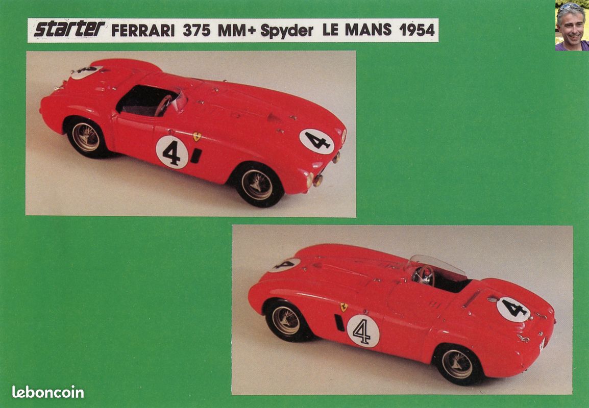 Ferrari 375 MM #18 24H Du Mans 1954 – Starter 1/43, Kit Monté Collection
