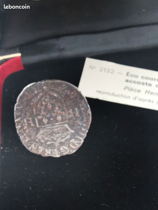 ANCIENNE BOITE ARGENT MASSIF PIÈCE DE MONNAIE THALER 1765 AUTRICHE Eloi