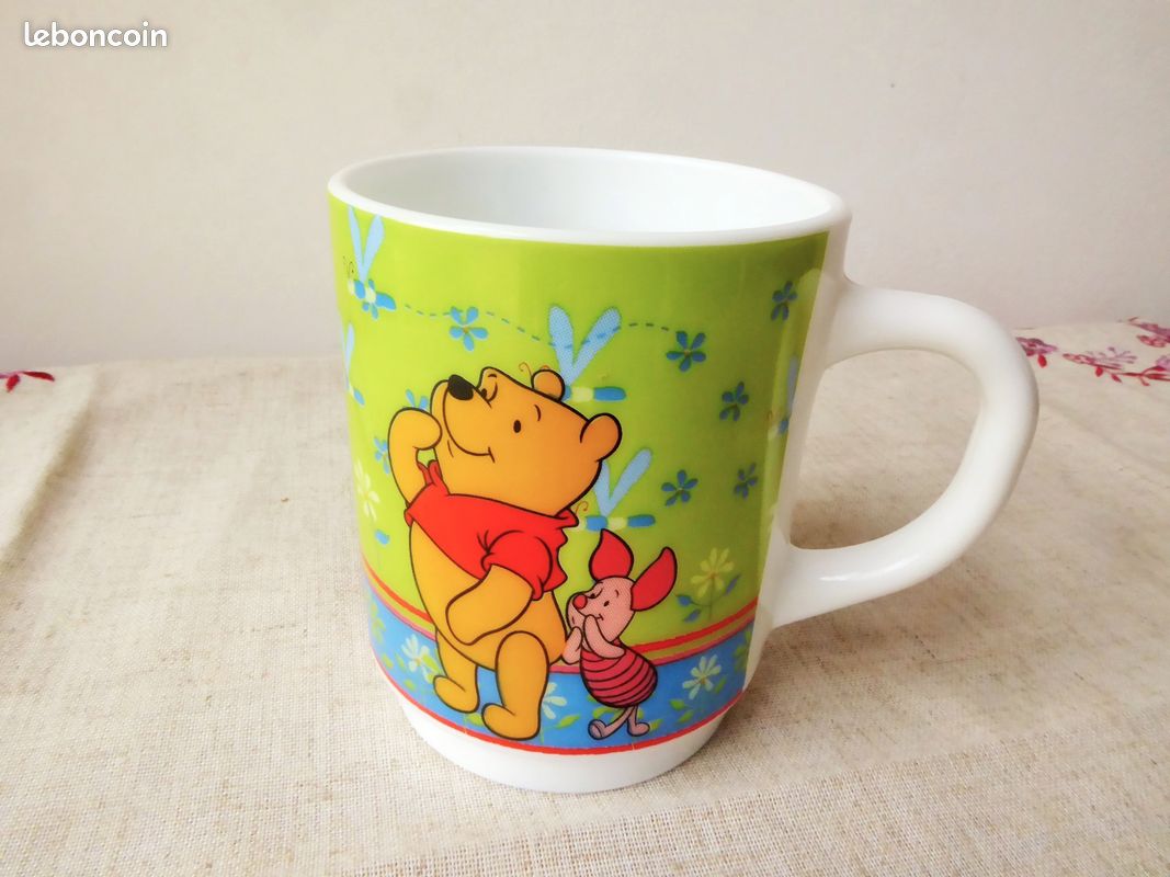 Mug Winnie l'ourson et Porcinet - Disney / Luminarc - Etat neuf (image 3)